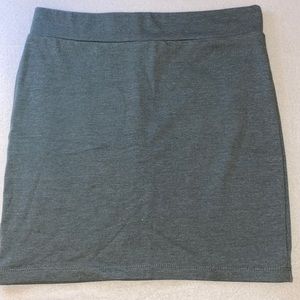 M Green Mini Skirt